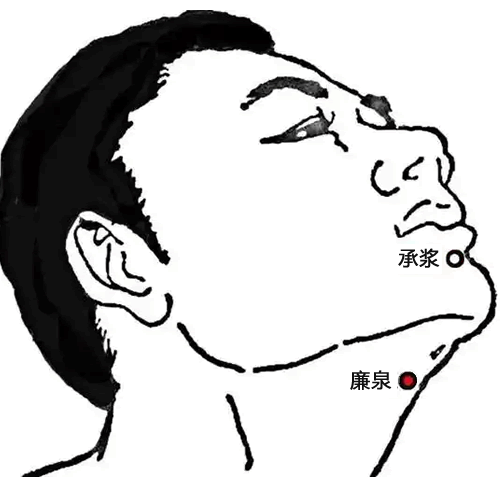 廉泉穴